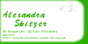 alexandra spitzer business card